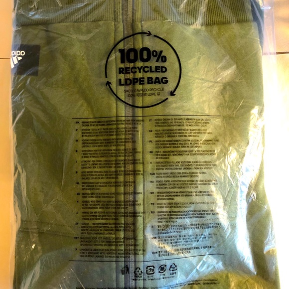 NWT Men’s Fleece Full-Zip Hoodie in Wild Pine - Picture 4 of 7